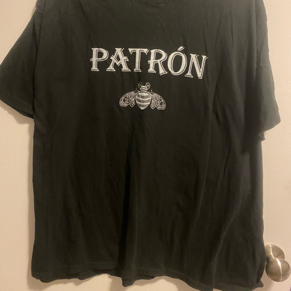 Black Patrón Tequila Tee